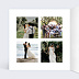 Carte remerciement mariage Ligne Ocrée Intérieur Gauche