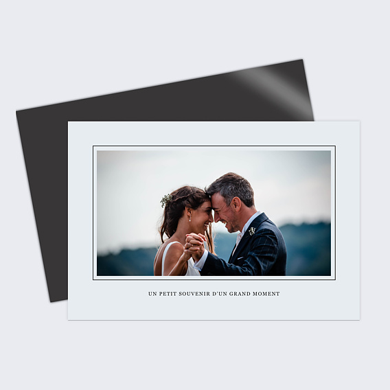 Carte remerciement mariage Carte Postale Chic 