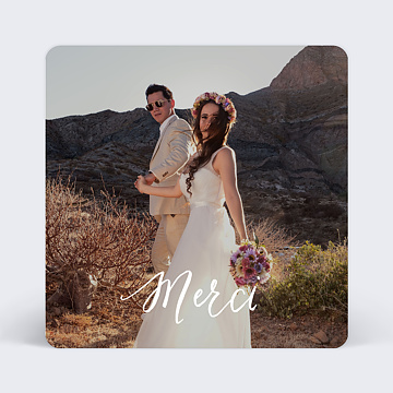 Remerciements Mariage Calligraphie