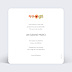 Carte remerciement mariage Bouquet Printanier Verso