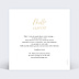 Carte remerciement mariage Cadre Design Verso
