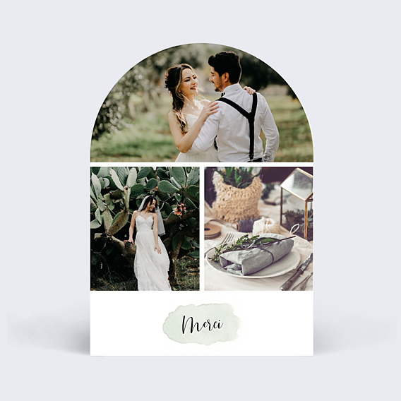 Remerciements mariage Tempo