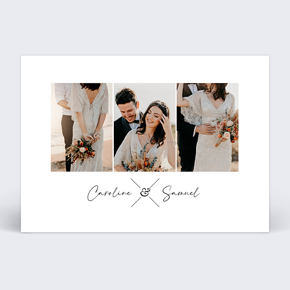 Remerciements mariage Multi Flèches d'Amour