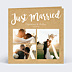 Remerciements mariage Just Married Kraft
