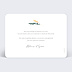 Remerciements mariage Just Married Floral