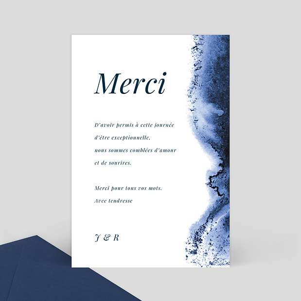 Remerciements mariage Abîme Verso