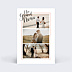 Remerciements mariage Cadre Typographique III