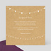 Carte remerciement mariage Bucolique Simple Verso