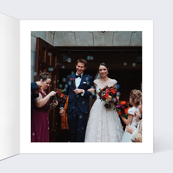 Remerciements mariage Découpe Merci