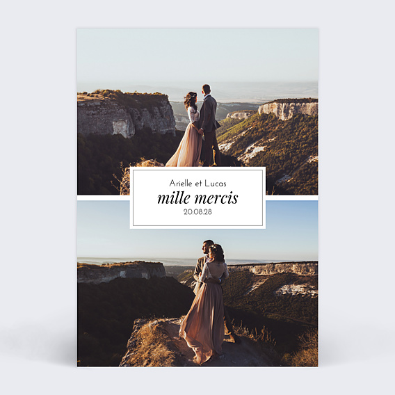 Remerciements mariage Étiquette