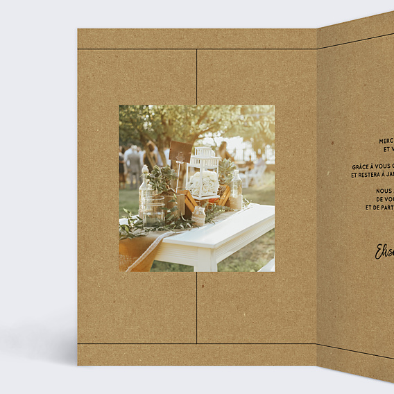 Remerciements mariage Modernkraft