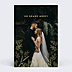 Remerciements mariage Fleurs Ocre