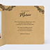 Carte remerciement mariage Couronne de Graminées Intérieur Droit