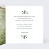 Carte remerciement mariage Eucalyptus  Intérieur Droit