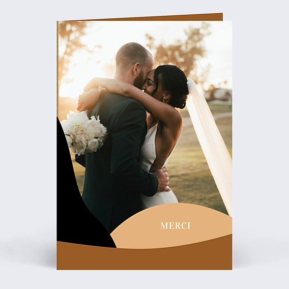 Remerciements mariage Art Kraft