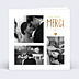 Remerciements mariage Jeu Typographique