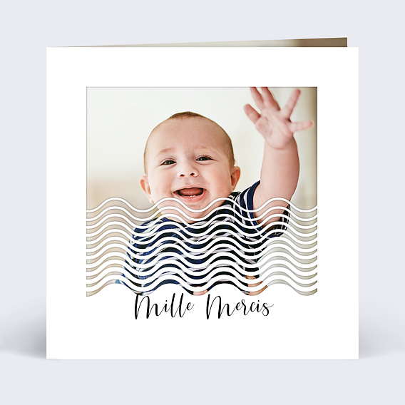 Remerciements Naissance Découpe vagues