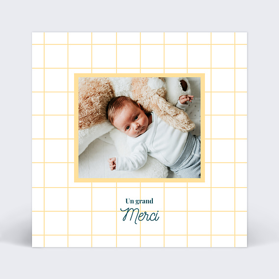 Remerciements Naissance Jolis carreaux