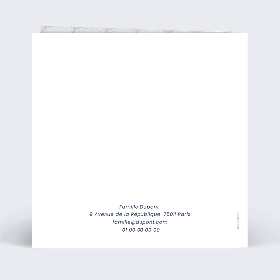 Remerciements Naissance Tendance