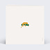 Carte remerciement naissance Tropical Verso