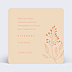Remerciements Naissance Multi Fleurs Automnales