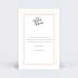 Remerciements Naissance Cadre Typographique