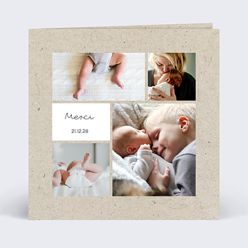 Remerciements Naissance Ple Mle Coton
