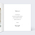 Remerciements Naissance Fleurs automnales