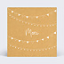 Carte remerciement naissance Kraft en Fête
