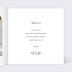 Remerciements Naissance Fleurs automnales