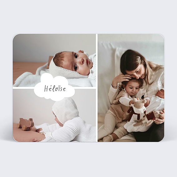 Remerciements Naissance Joli Nuage