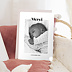 Carte remerciement naissance Innocence