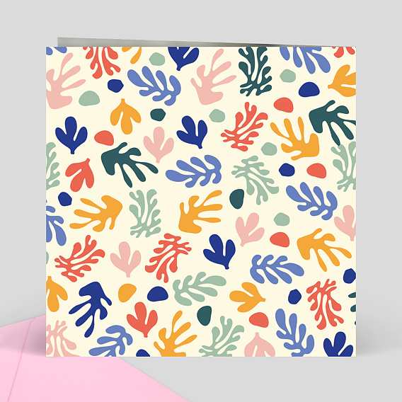 Carte remerciement naissance Multi Liberty Verso