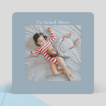 Remerciements Naissance Virtuels Couleurs festives
