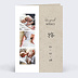 Carte remerciement naissance Photomaton Nature Recto