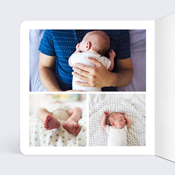 Remerciements Naissance Bouquet Printanier