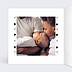 Carte remerciement naissance Coeur bucolique 1 Photo Intérieur Gauche