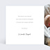 Carte remerciement naissance Dorure Pois Merci Intérieur Gauche