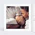 Carte remerciement naissance Jolie Typo 2 Photos Intérieur Gauche