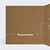 Carte remerciement naissance Timeline Kraft Intérieur Gauche