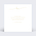 Carte remerciement naissance Typographie Chic Verso