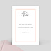 Remerciements Naissance Cadre Typographique
