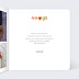Carte remerciement naissance Bouquet Printanier Intérieur Droit