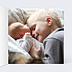 Carte remerciement naissance Dorure Pois Merci Intérieur Droit