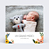 Remerciements Naissance Bouquet Printanier