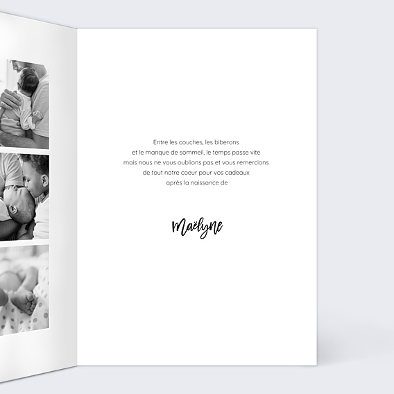 Remerciements Naissance Belles Lettres