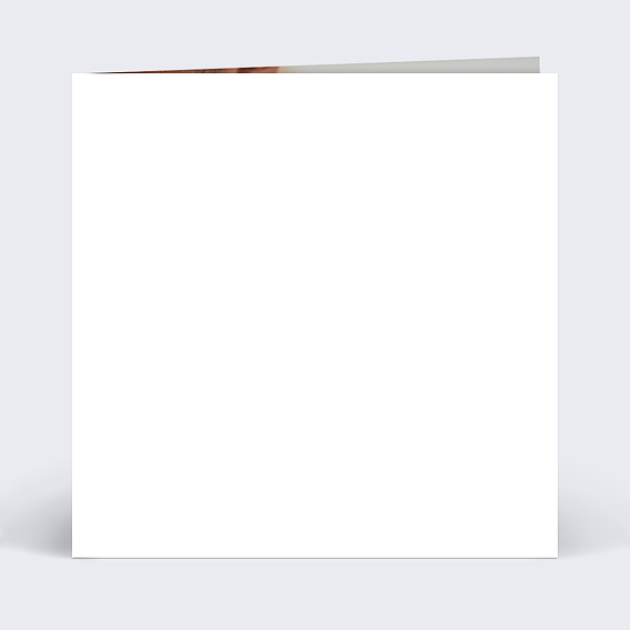Carte remerciement naissance Découpe Merci