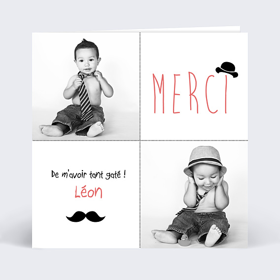 Remerciements Naissance Tendance