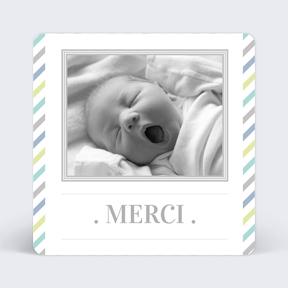 Remerciements Naissance Vintage