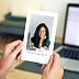 Carte de vie d'entreprise Polaroid Simple Après 4